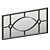 Metallic Geometric Wall Mirror 3D model small image 2