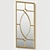 Metallic Geometric Wall Mirror 3D model small image 3