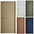 Modern Entrance Door Set78 3D model small image 2