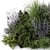 Outdoor Bush Set 3D Models 3D model small image 3