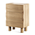 Oak Chest of Drawers: Modern, Versatile 3D model small image 1