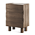 Oak Chest of Drawers: Modern, Versatile 3D model small image 2