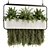 High-Quality Hanging Indoor Plant Set 3D model small image 1