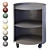 Customizable Bedside Cabinet: Black 3D model small image 12