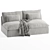 Cozy Contemporary ARIA Sofa 3D model small image 2