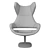 Sleek Zanotta Evolution Armchair 3D model small image 5