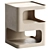 Modern Bedside Table Set: Broome Sandoval 3D model small image 5