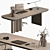 Executive Office Desk - Elegant Design 3D model small image 3