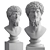 Ancient Roman Emperor Bust Statue 3D model small image 7