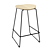 Modern Adjustable Height Bar Stool 3D model small image 2