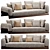  BOLDLY MODERN SOFA, 270CM 3D model small image 8