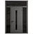 Modern Entry Door Set 80 3D model small image 2