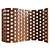 Zen Wood Screen Divider 3D model small image 2