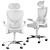 Ergonomic Marsail Office Chair 3D model small image 4