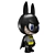 Labubu Batman POPMART Figure 3D model small image 6