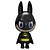 Labubu Batman POPMART Figure 3D model small image 7