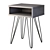 Customizable Bedside Table "Iveyne 3D model small image 2