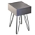 Customizable Bedside Table "Iveyne 3D model small image 3