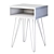 Customizable Bedside Table "Iveyne 3D model small image 7