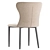 Mavis Fabric Dining Chair: Pebble Grey 3D model small image 5