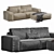 Modern Designer Sofa for Stylish Interiors 3D model small image 2