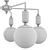 Contemporary Ceiling Light Fixture 3D model small image 5