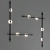 Mezzaluna Suspenders Wall-mounted Lighting 3D model small image 2