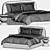 Divan.ru Kevia Bed 3D Model 3D model small image 6