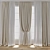 Design Curtain 3D Model Collection 3D model small image 1