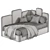 Chloe Kids Bed 2013 Version 3D model small image 5