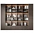  Modern Bookcase Design Furniture 3D model small image 1