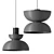 Elegant Japanese Pendant Light 3D model small image 5