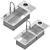 SWISH Smart Kitchen Sink Technology 3D model small image 3