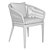 Elegant Hamilton Dining Chair 3D model small image 6