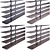 15 F9 Blinds: Stylish Zhaluzi 3D model small image 18