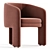 Elegant Florin Chair - 2015 3D model small image 2