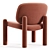 Modern Red Armchair DRIADE TOTTORI 3D model small image 5