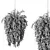 Modern Hanging Plant Set Trio 3D model small image 4