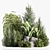 High-Quality Bush Set for Rendering 3D model small image 1