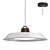 Modern Pendant Lamp with X-Form 3D model small image 4