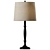 Classic Black Floor Lamp Set 3D model small image 1