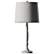 Classic Black Floor Lamp Set 3D model small image 2