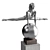 Elegant Gymnast Ball Sculpture 3D model small image 4