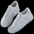 Highly Detailed White Nike AF1 3D model small image 4