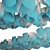 Wavy Fabric Ceiling Blue 3D model small image 1