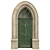 Classic Door 3D Model Max 3D model small image 1