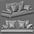 Ergonomic Seat Cushions Set 3D model small image 5