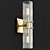 Sunshine Fluted Glass Wall Sconce 3D model small image 2