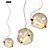 Sphere Glass Pendant Light 3D model small image 1