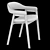 Modern Abilene Dining Chair 3D model small image 3